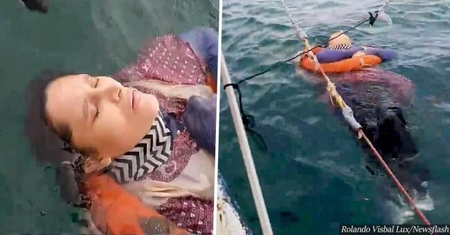 Відео: Жінку знайшли живою в морі - вона зникла два роки тому